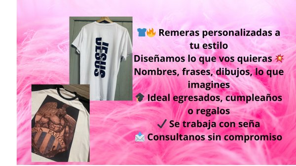 Remeras personalizadas 