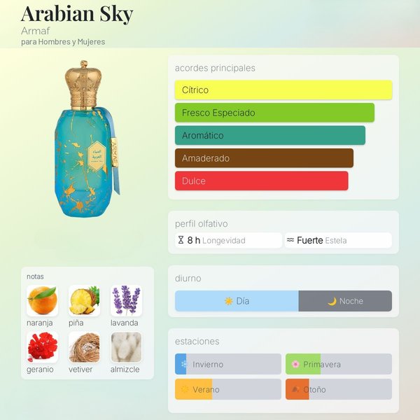 Arabian Sky de Armaf