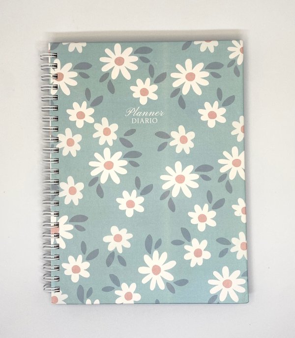 Planner diario Celeste