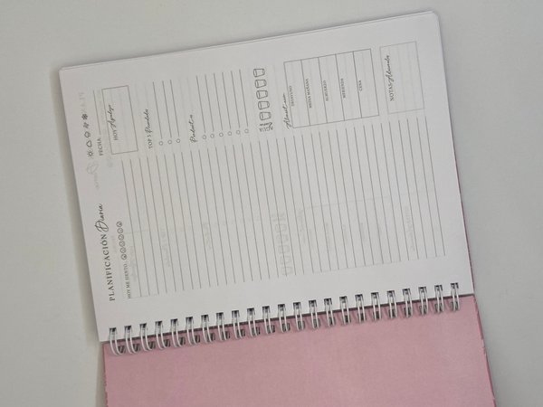 Planner diario Rosa