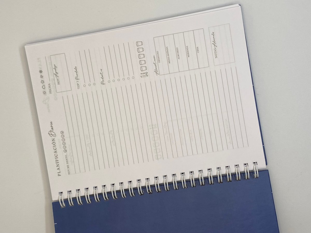 Planner Diario Azul - 2