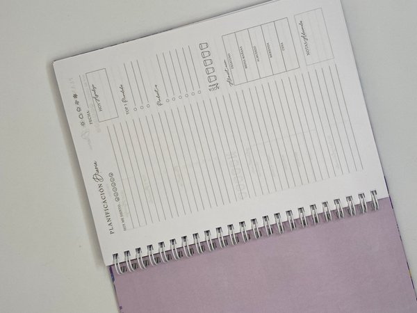 Planner diario Lila