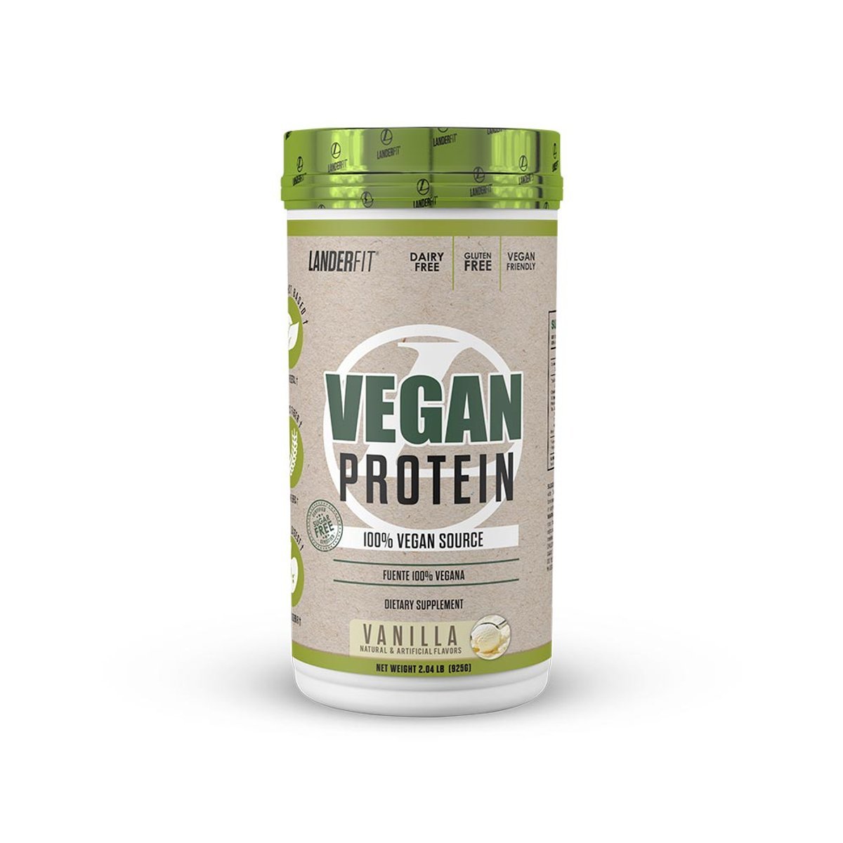 PROTEÍNA VEGANA LANDERFIT 2LBS. - 2