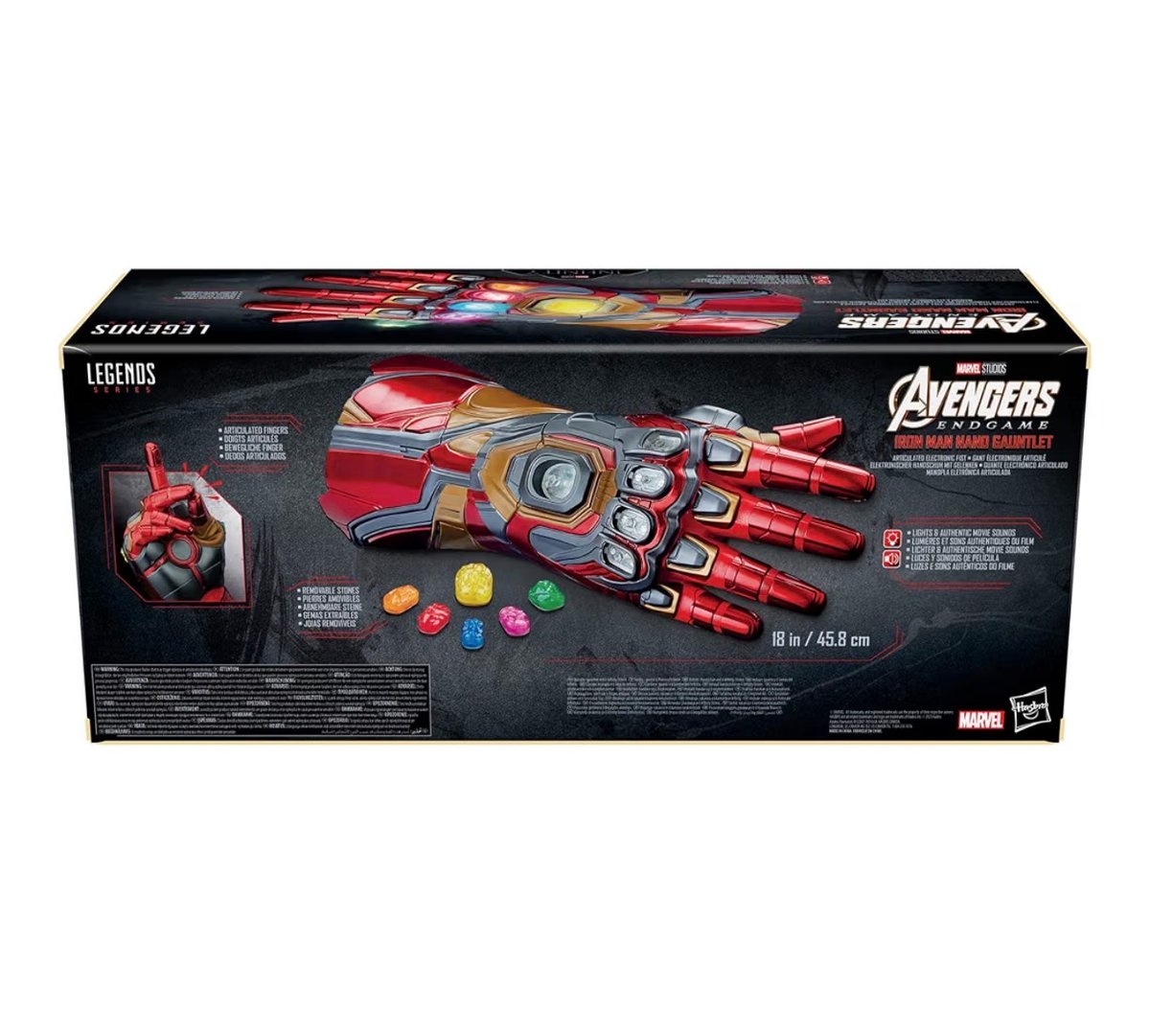 Guantelete Electrónico Articulado Hasbro Marvel Legends Series - Iron Man Nano Gauntlet (Avengers: Endgame) - 2