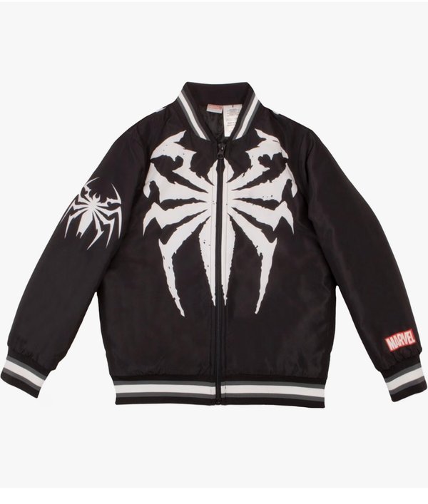 Campera Bomber Infantil Marvel Spider-Man / Symbiote Suit (Edición Reversible / Diseños Marvel)