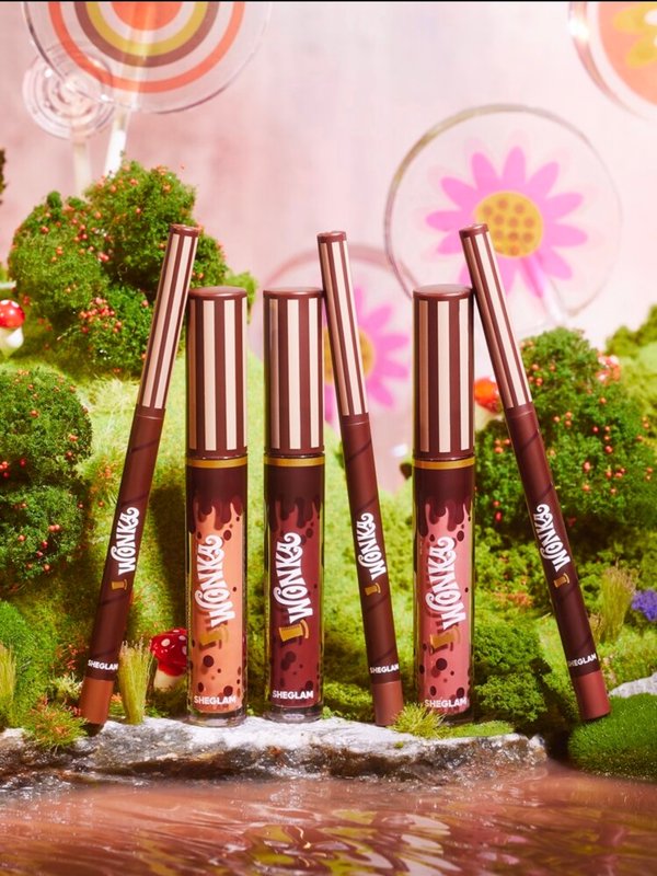 Set de Maquillaje Edición Especial SHEGLAM x Willy Wonka & The Chocolate Factory Collection Box (Colección Completa)