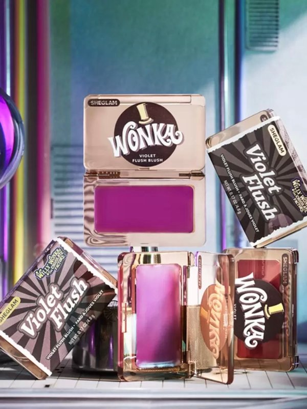 Set de Maquillaje Edición Especial SHEGLAM x Willy Wonka & The Chocolate Factory Collection Box (Colección Completa)