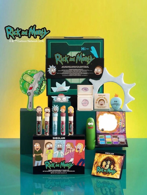 Set de Maquillaje Edición Especial SHEGLAM x Rick and Morty Full Collection Box (Colección Completa)