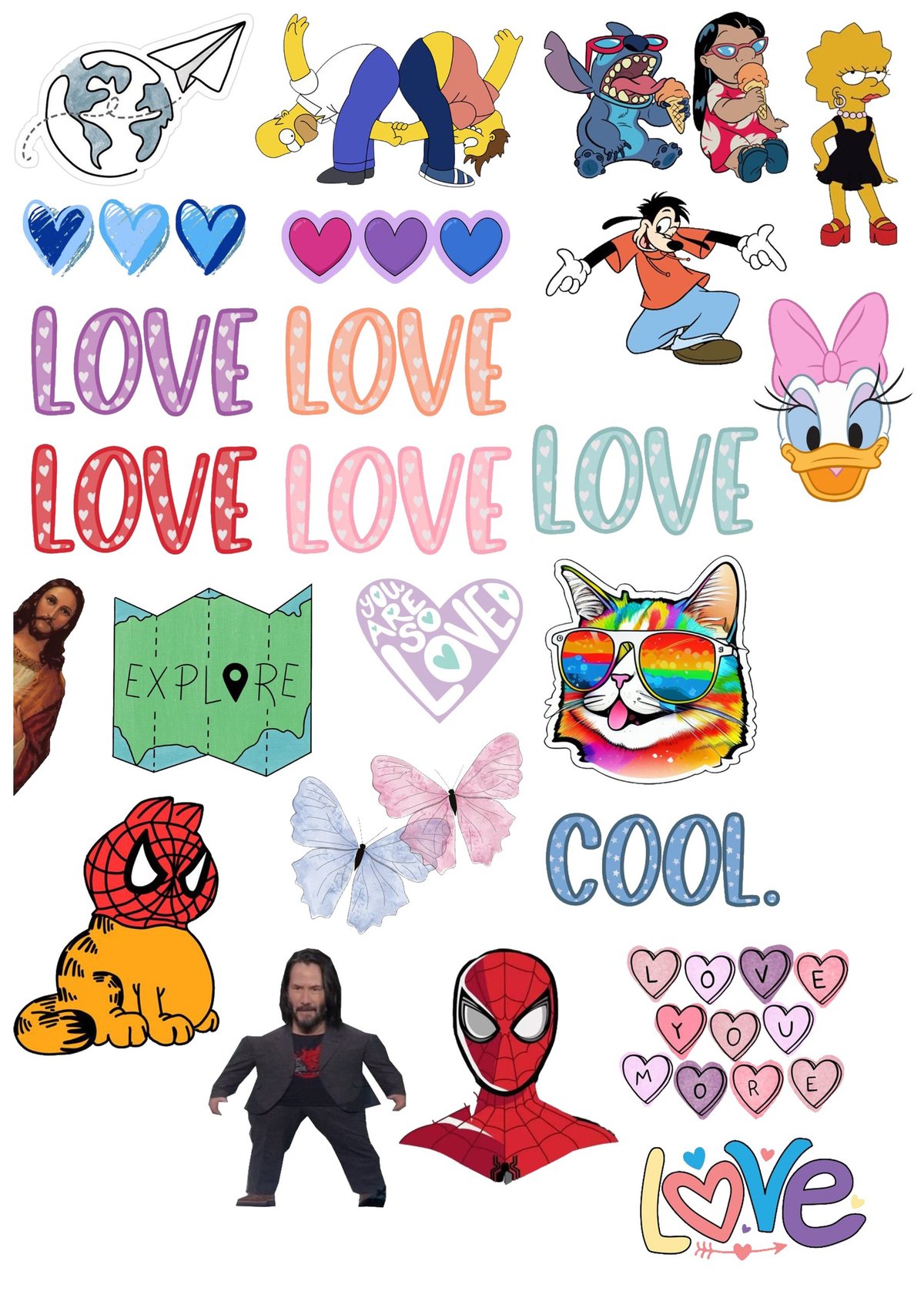 Plancha de stickers personalizados - 2