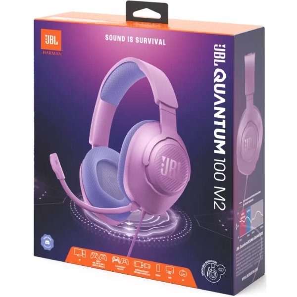 JBL Quantum 100 M2 Gaming - Purple