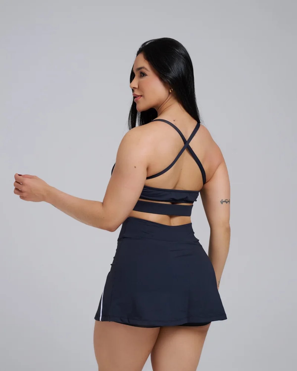 Conjunto short pollera - 4