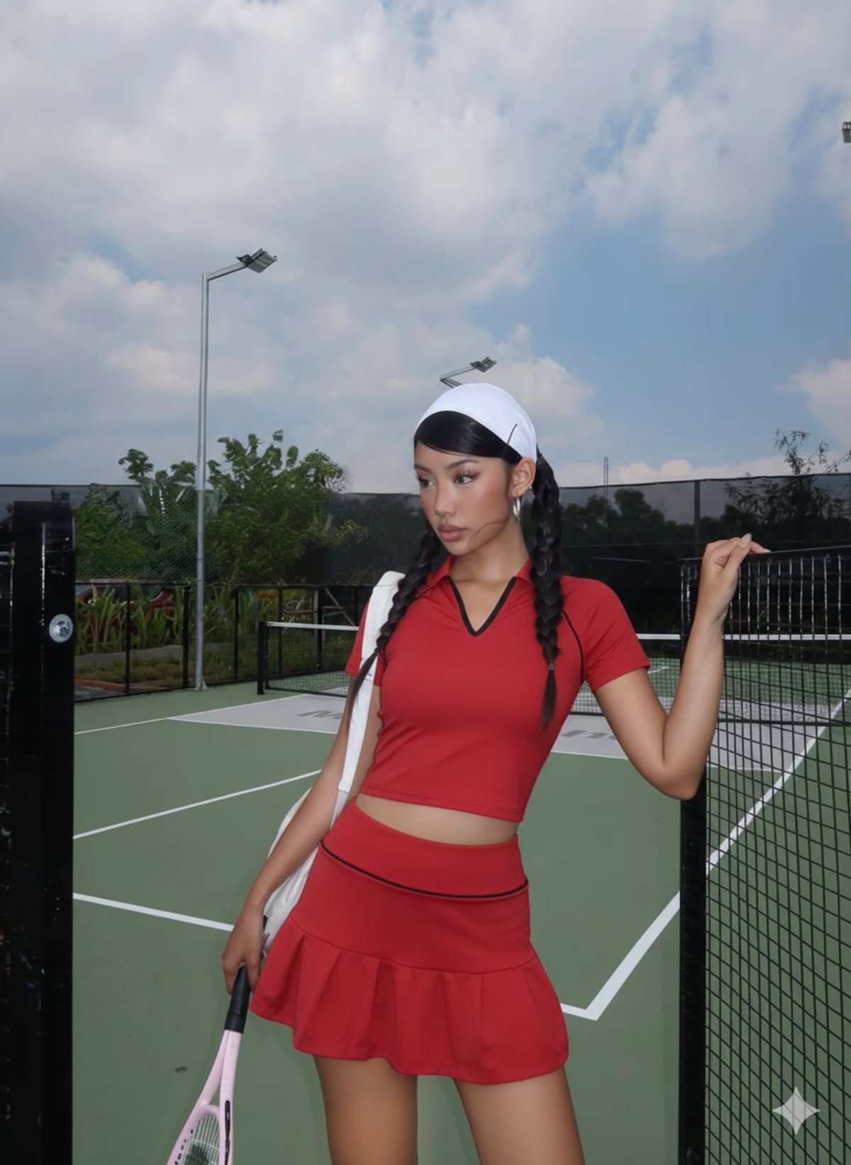 Conjunto short pollera Trenno