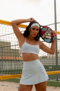 Conjunto short pollera TRENNO
