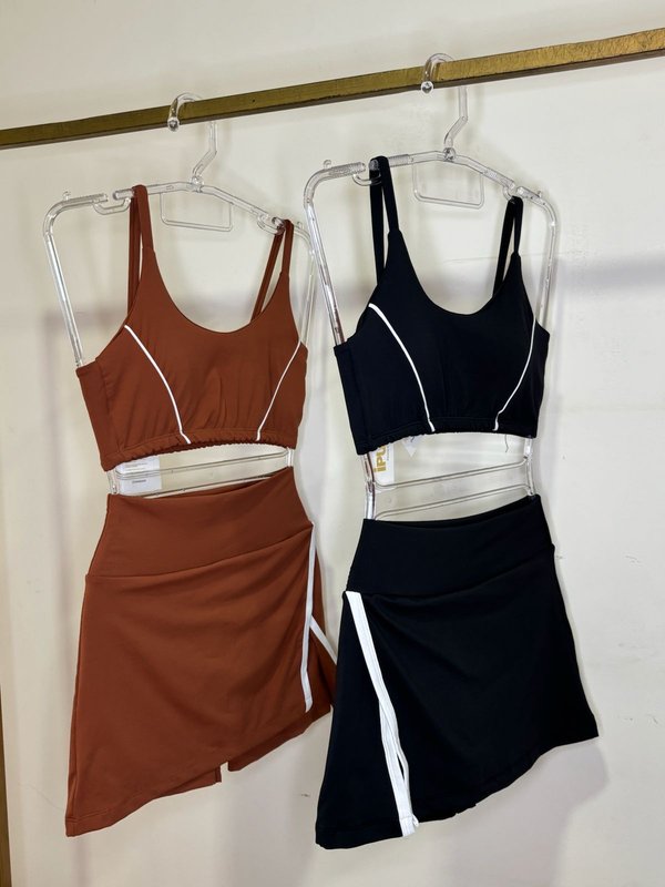 Conjunto short pollera Deep