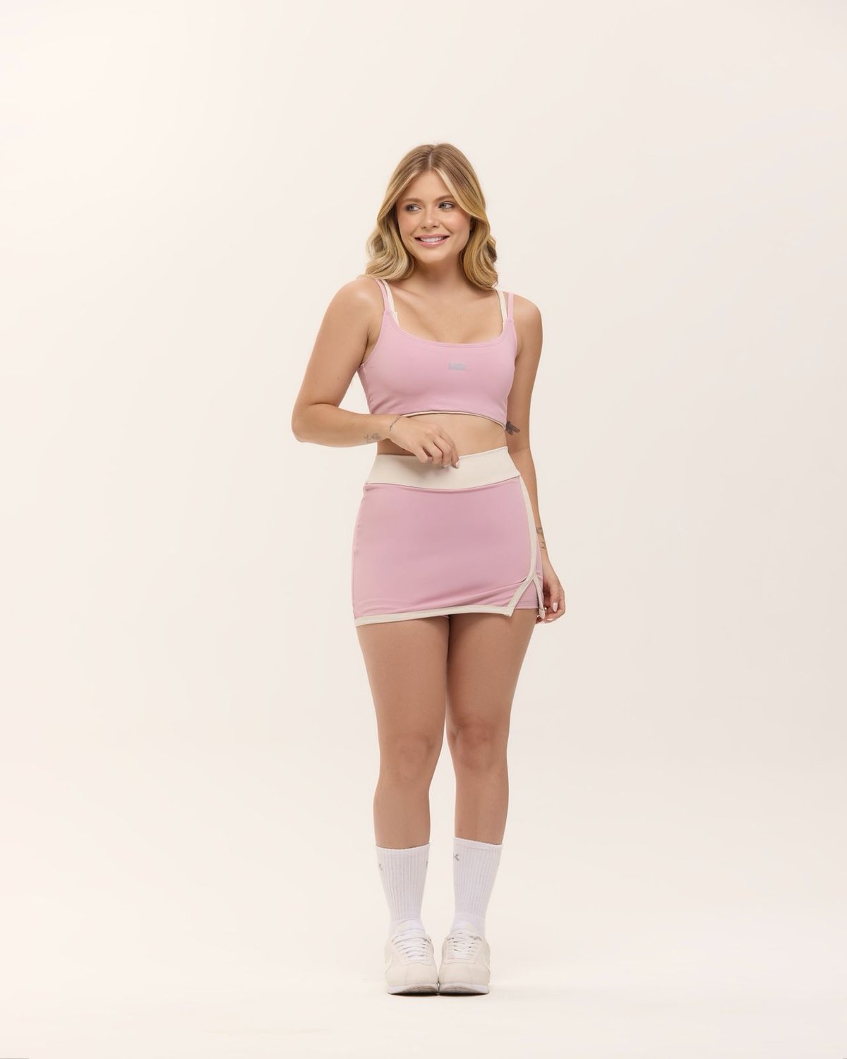 Conjunto short saia NK