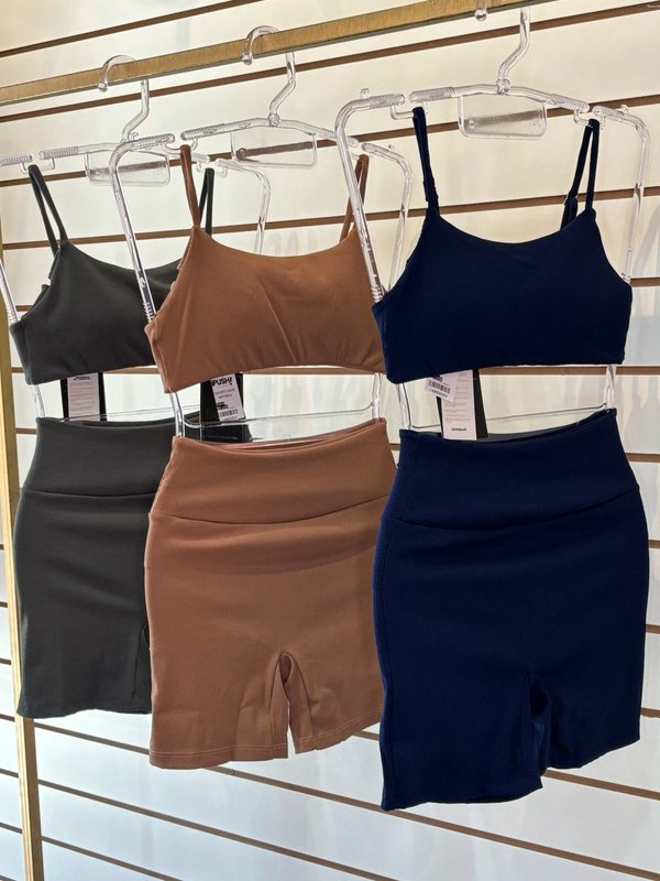 Conjunto short Canelado