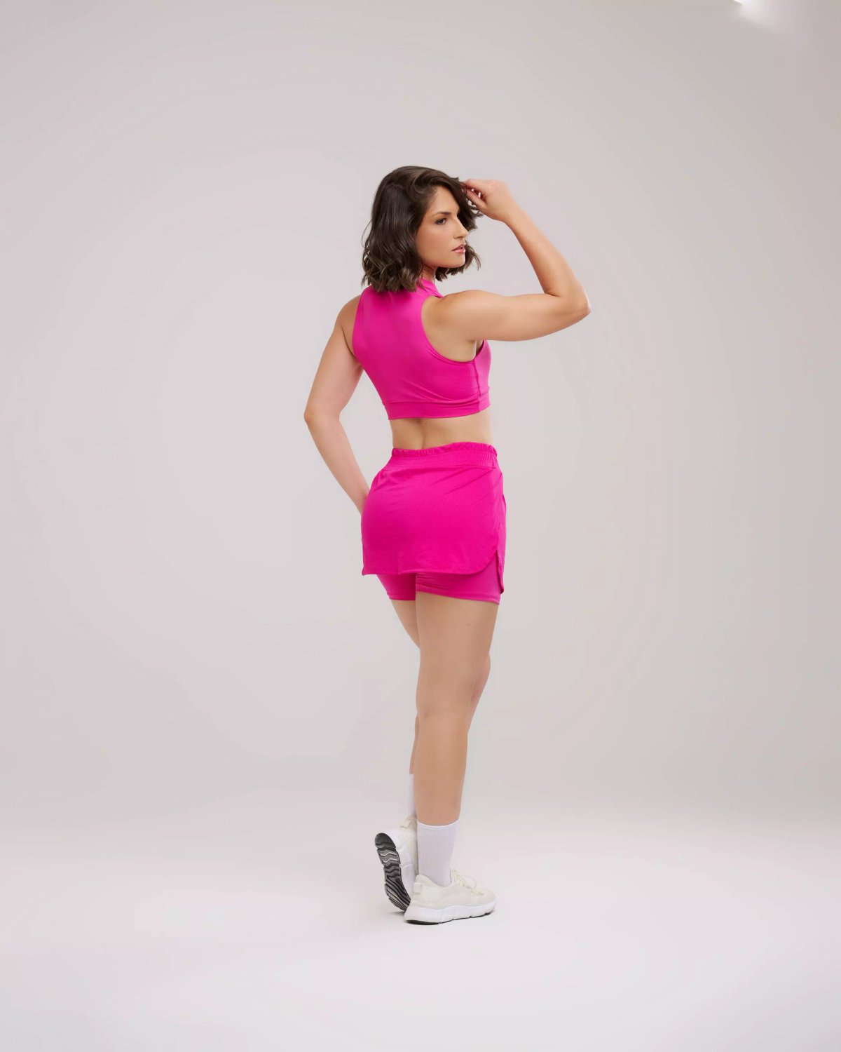 Conjunto short pollera - 2