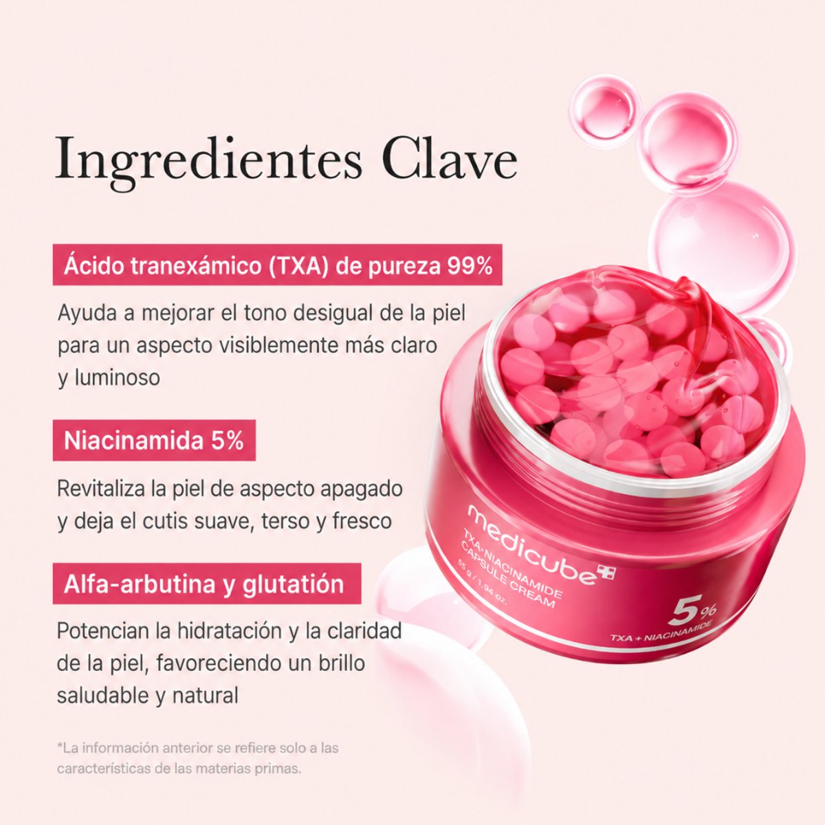 MEDICUBE TXA NIACINAMIDE CAPSULE CREAM 55G - 3