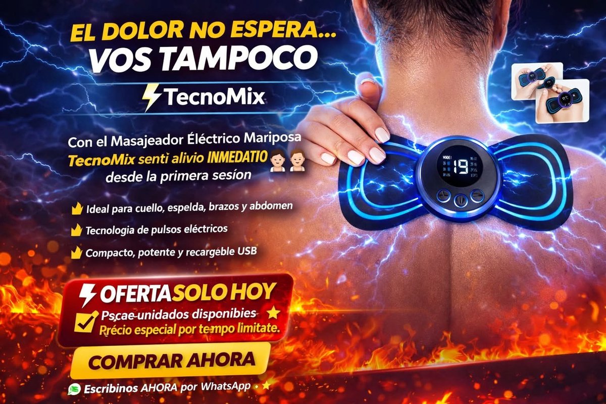 Masajeador Eléctrico Mariposa