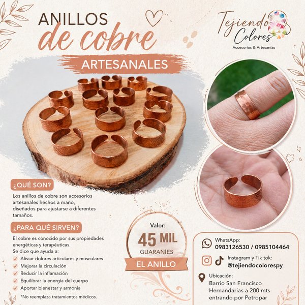 Anillos de cobre 