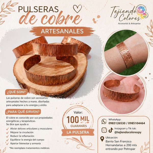 Pulseras de Cobre 