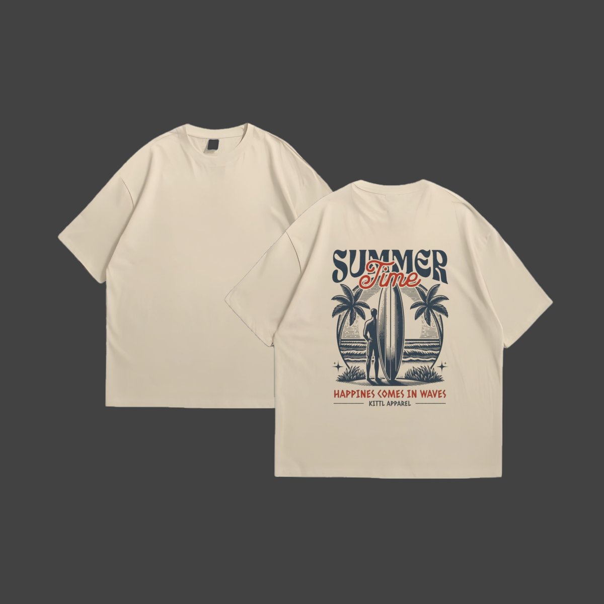 Remeras beige personalizadas  - 2