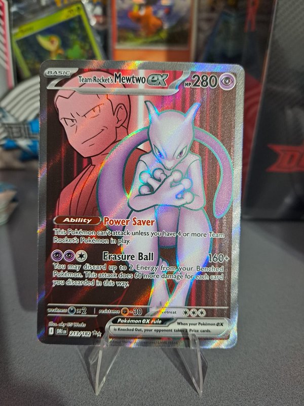 Team Rocket's Mewtwo ex #213 (Inglés) 