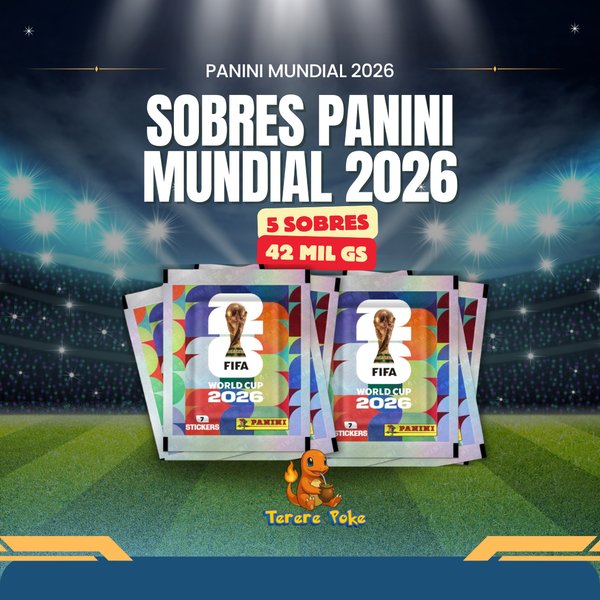 Panini Mundial 2026 - Sobres x5 