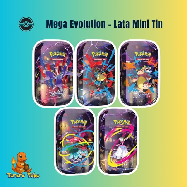 Mega Evolution - Lata Mini Tin (Español) (Random Art)