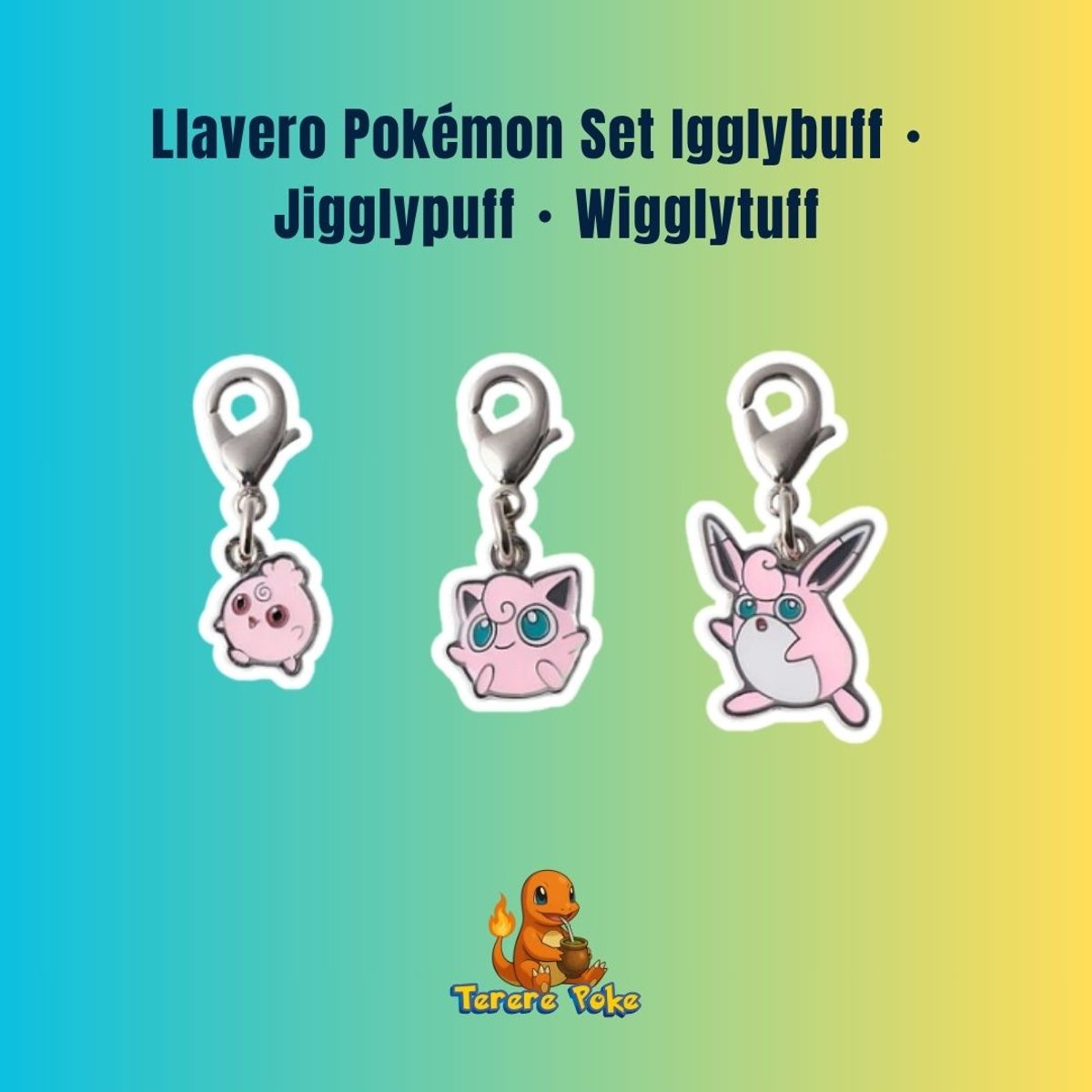 Llavero Pokémon Set Cleffa・Clefairy・Clefable
