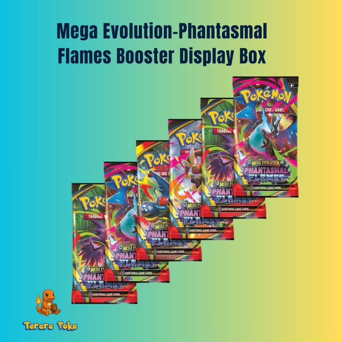 Mega Evolution-Phantasmal Flames Booster Display Box (36 Packs) - 2