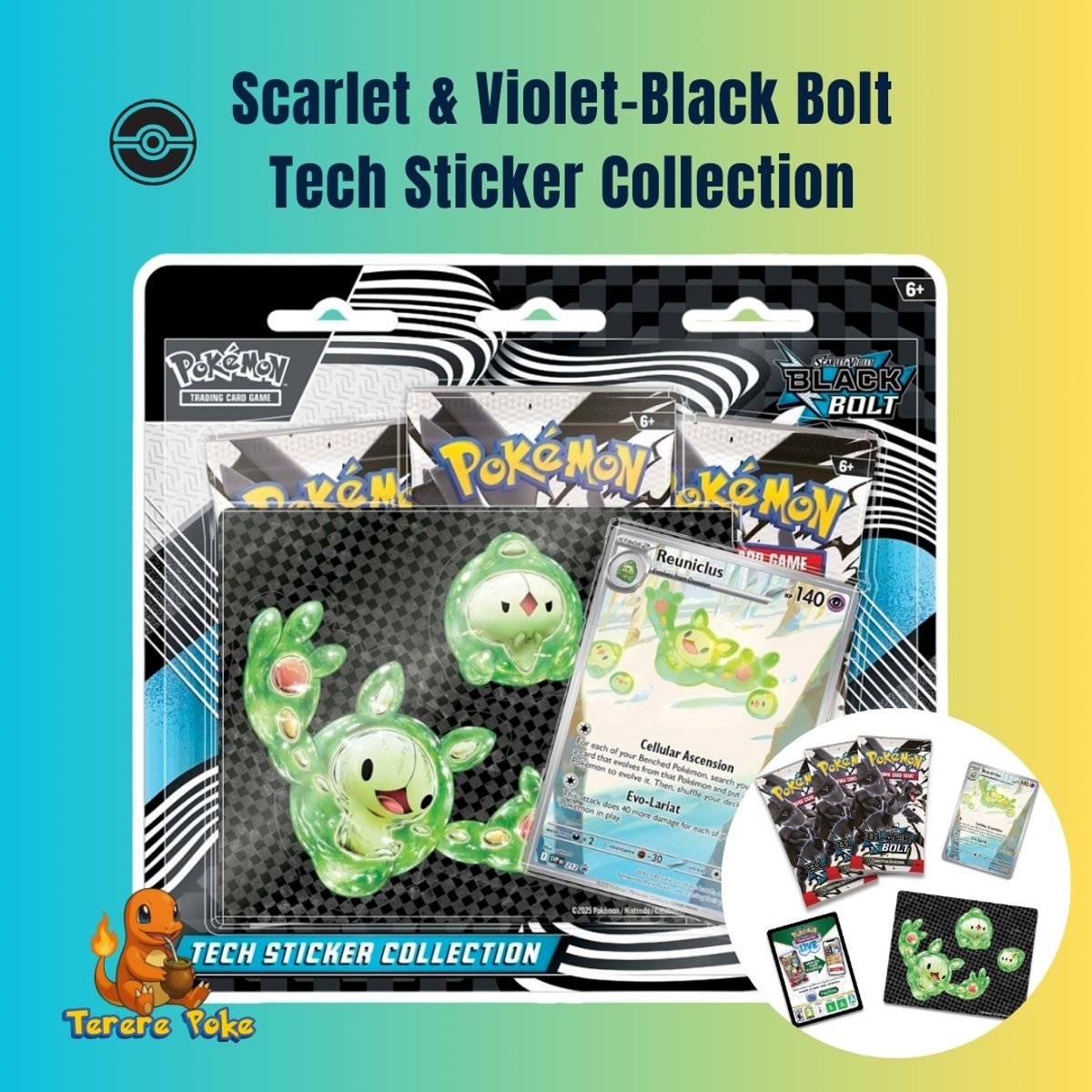 Black Bolt Tech Sticker Collection