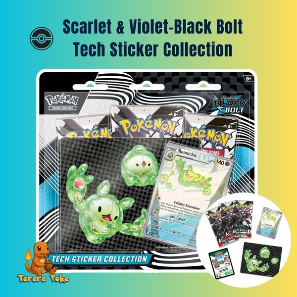 Black Bolt Tech Sticker Collection