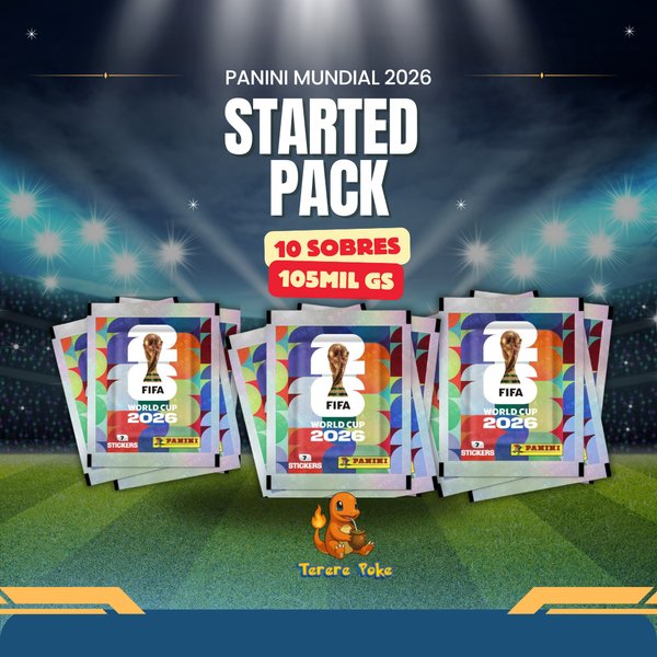 Panini mundial 2026 - 10 sobres pack