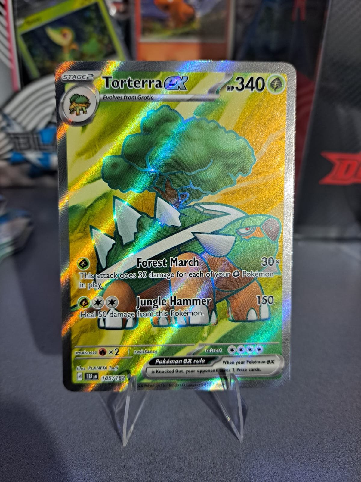 Torterra ex #185 (Ingles)