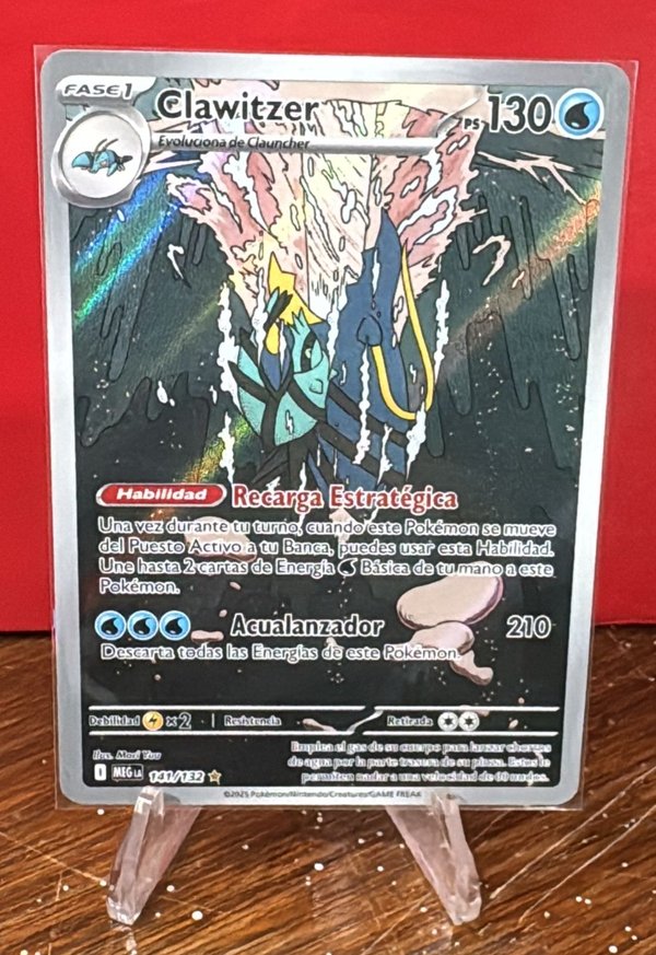 Clawitzer #141 Pokemon Mega Evolucion Español 
