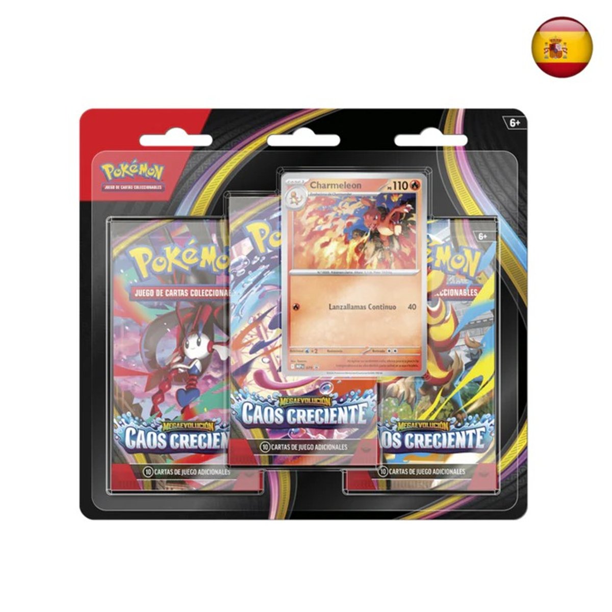 Pokémon TCG - Caos Creciente - 3-pack blister (Español)