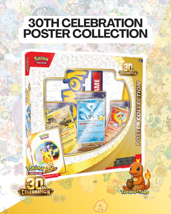 Colección de póster Pokémon 30th Celebration