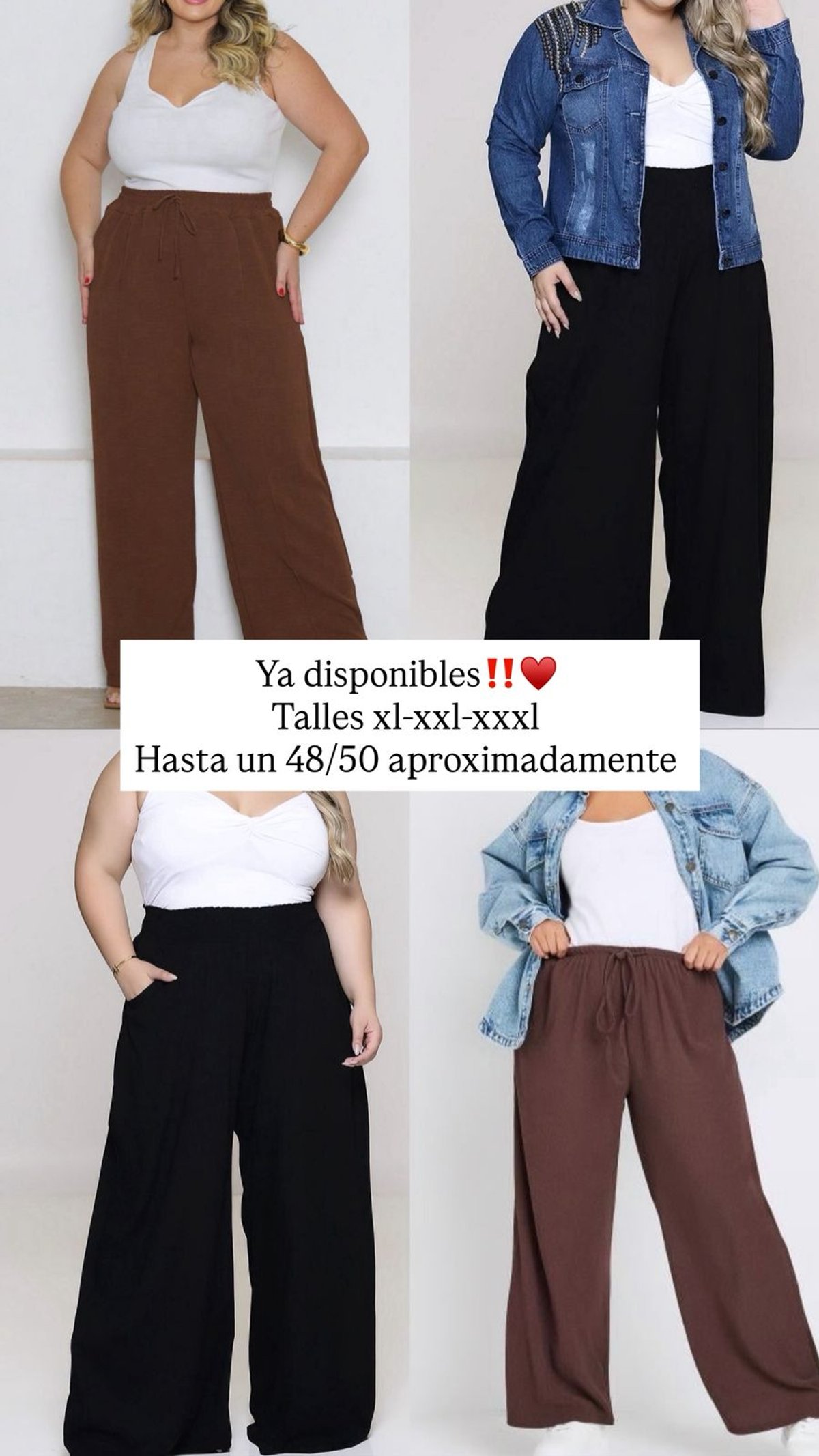 PALAZOS🤩 TALLE PLUS XL AL 3XL