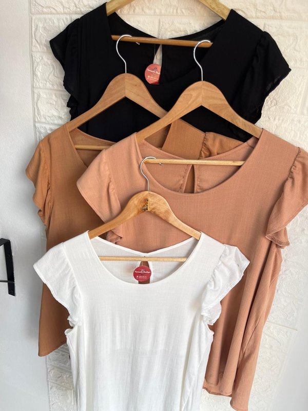 Blusas lisas de lino 😍