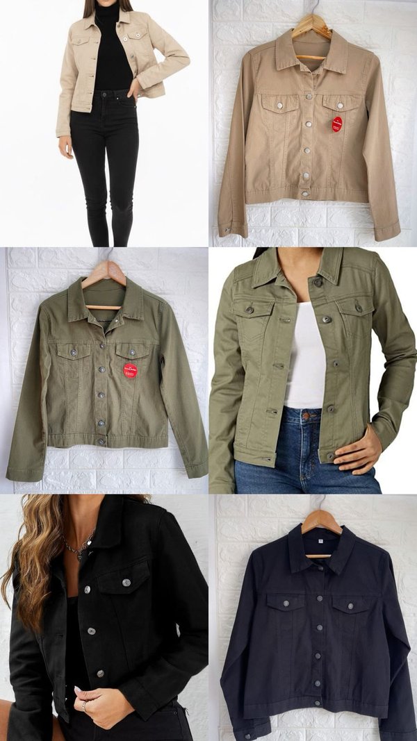 Camperitas de jeans de tela😍 