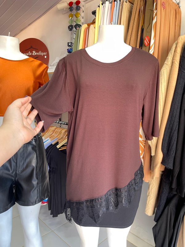 Blusa irregular 😍 el detalle que suma