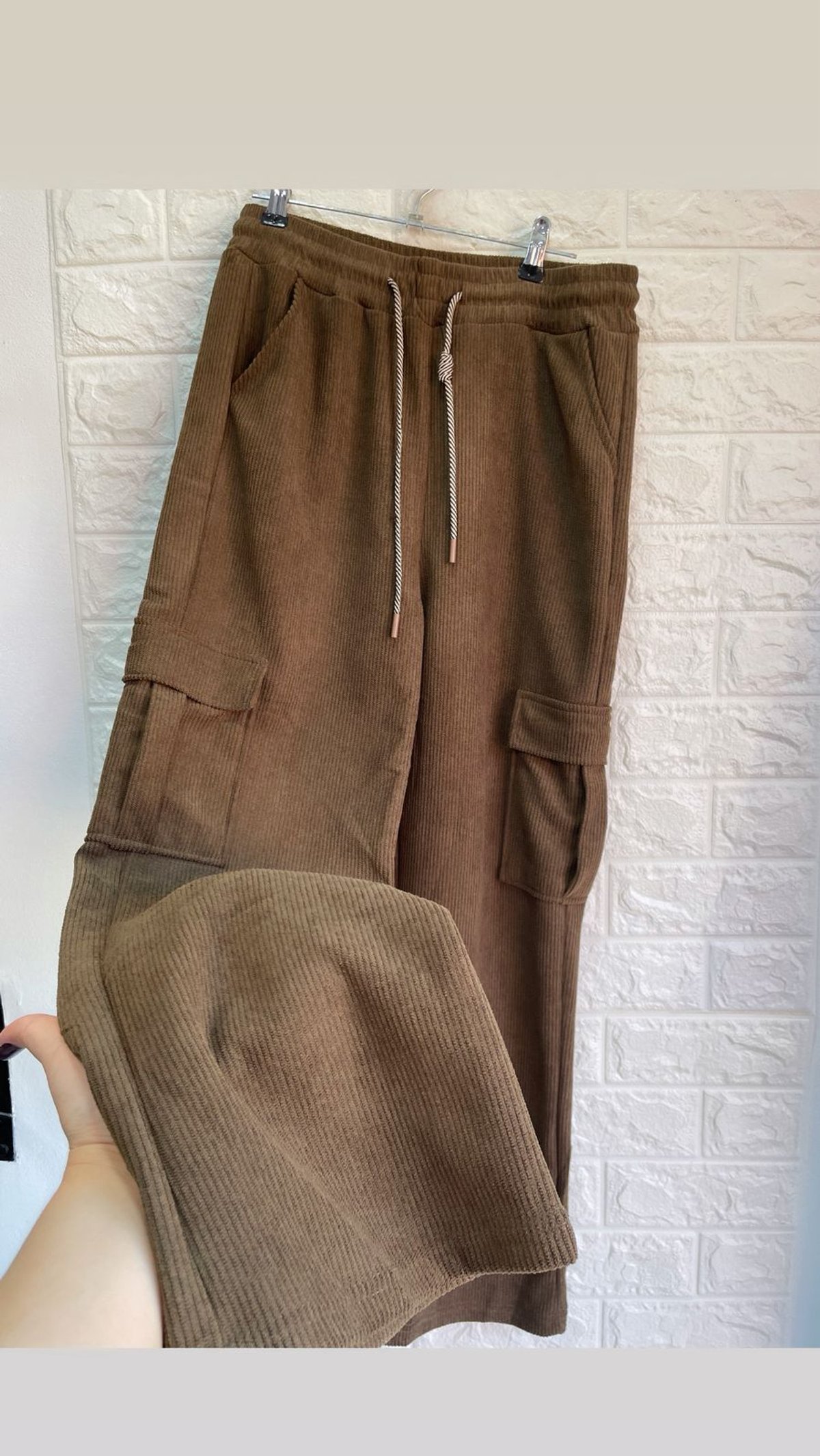 Pantalón cargo corderoy frizado 🤩  - 5