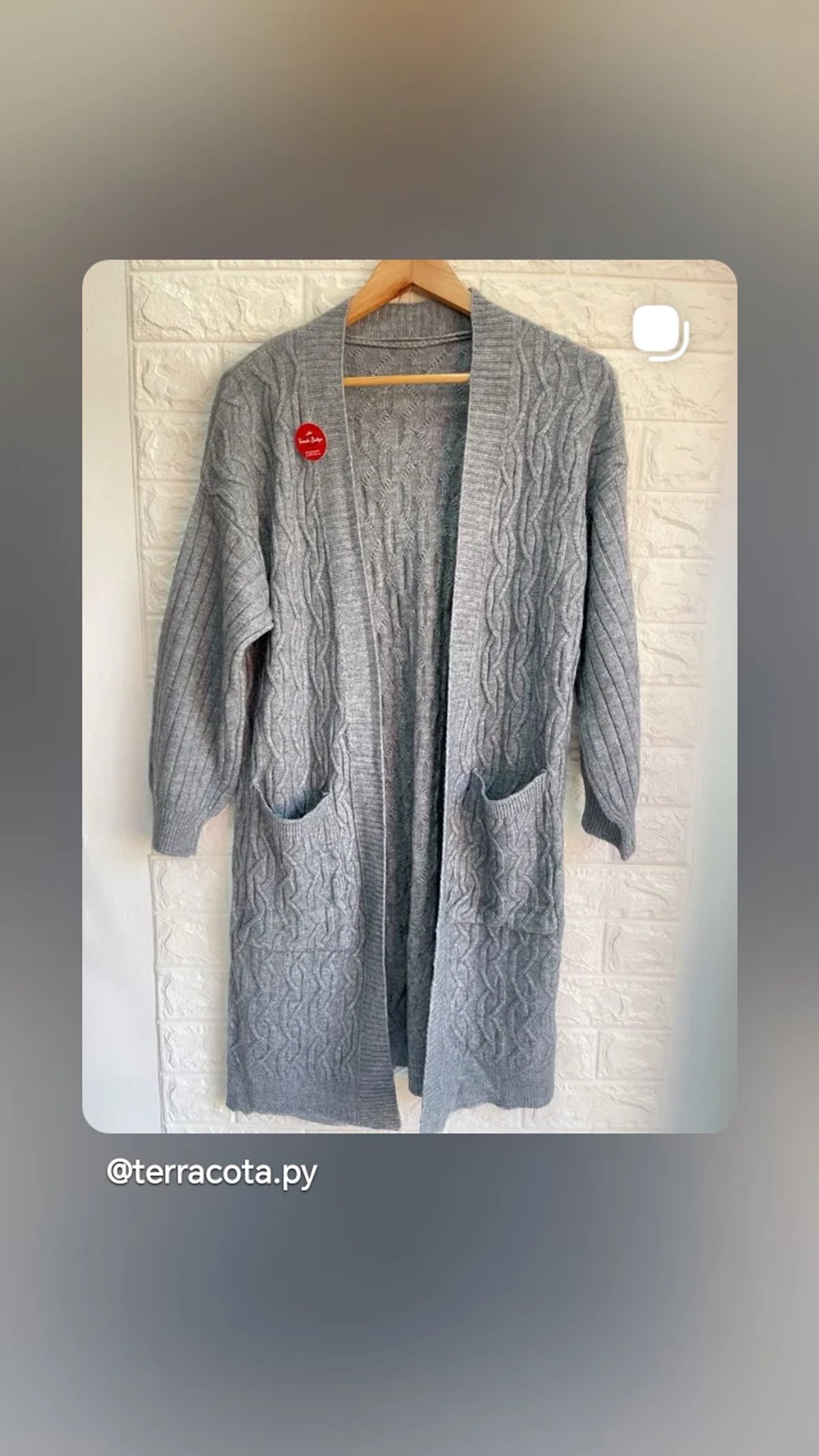 CARDIGAN de hilo Antialérgico  - 2