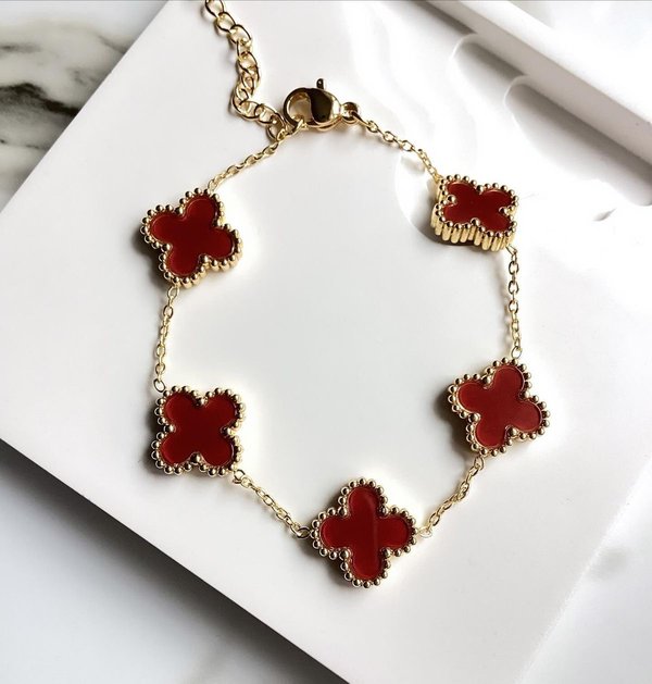 Pulsera Trebol VC/Vino