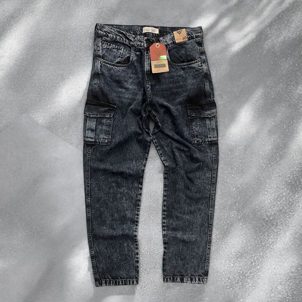 Pantalones Jeans Cargo 