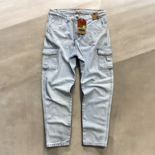 Pantalones Jeans Cargo 