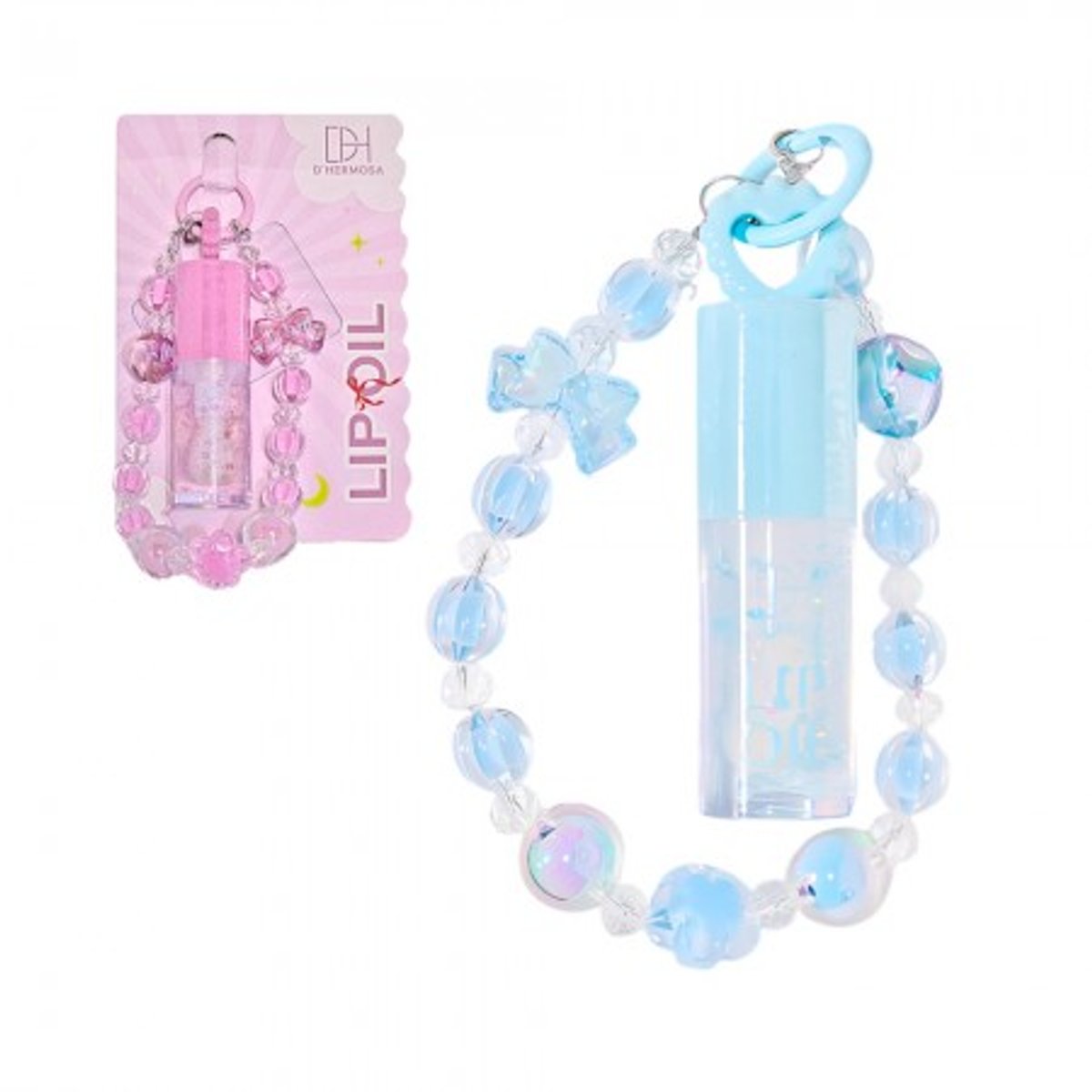Lip Oil shimmer/llavero/PORTA CELULAR  D’Hermosa-7842383012446