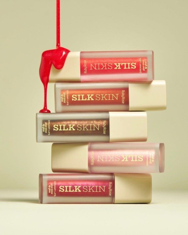 Dreamy lips Silk skin gloss -Ruby Rose