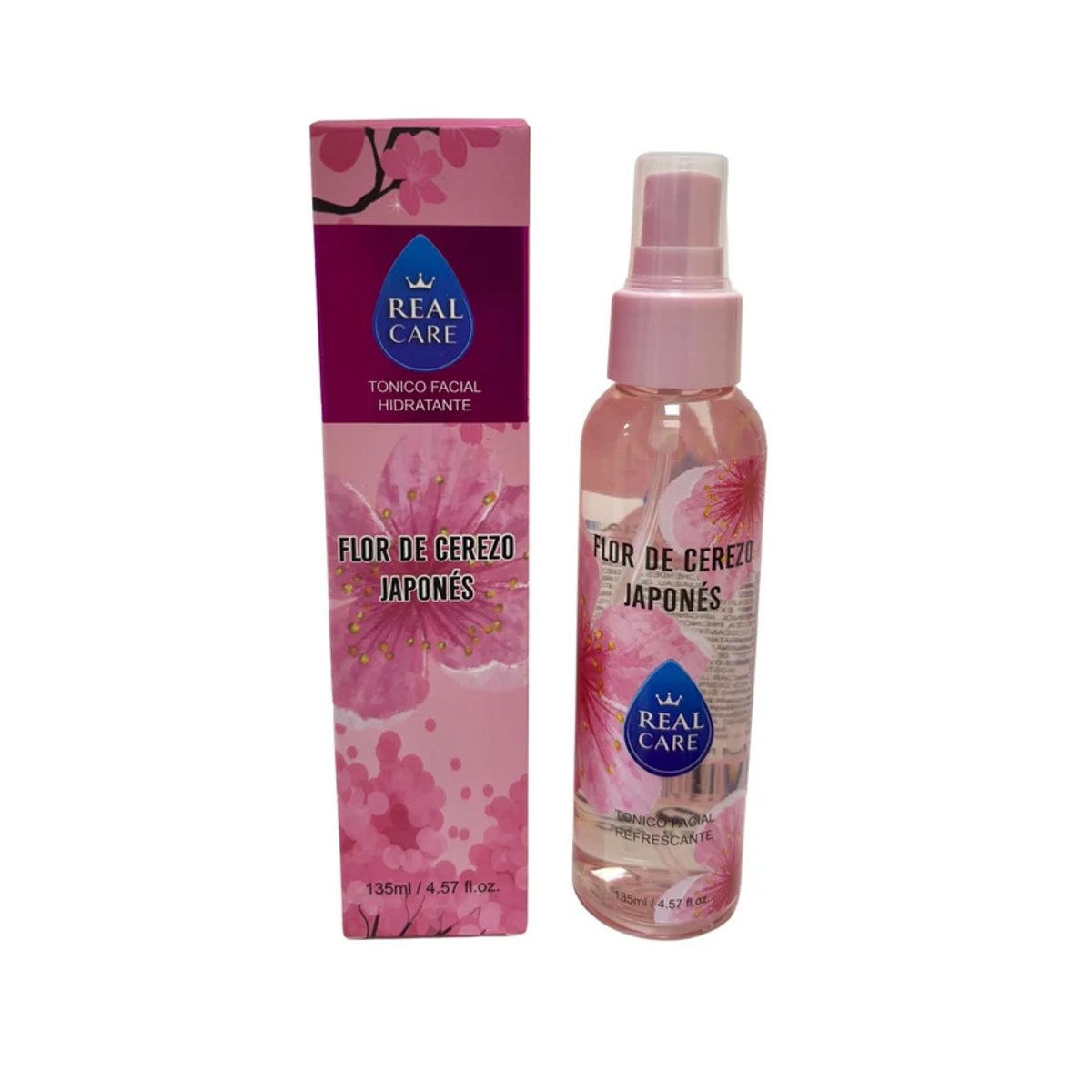 Tónico Facial Hidratante Flor de Cerezo Japonés Real Care